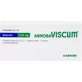 ABNOBAVISCUM Quercus 0,02 mg ampuller, 8 stk