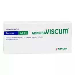 ABNOBAVISCUM Quercus 0,2 mg ampuller, 8 stk