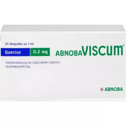 ABNOBAVISCUM Quercus 0,2 mg ampuller, 21 stk