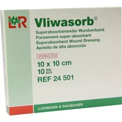 VLIWASORB superabsorb.absorb.comp.sterile 10x10 cm, 10 stk