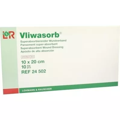 VLIWASORB superabsorb.absorb.comp.sterile 10x20 cm, 10 stk