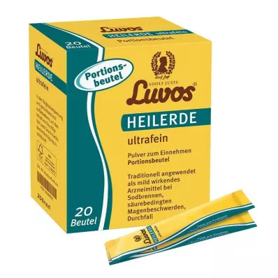 LUVOS Pose med ultrafin helbredende leire, 20X6.5 g LUVOS Pose med ultrafin helbredende leire, 20X6.5 g
