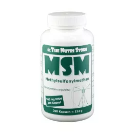 MSM 500 mg metylsulfonylmetan kapsler, 250 stk