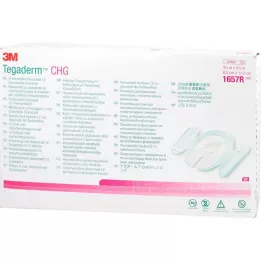 TEGADERM 3M CHG I.V. fikseringsbandasje 8,5x11,5 cm 1657R, 25 stk