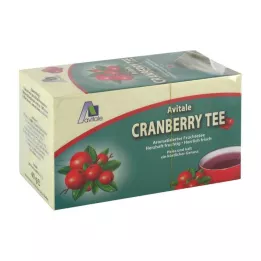 CRANBERRY TEE Filterpose, 20 stk