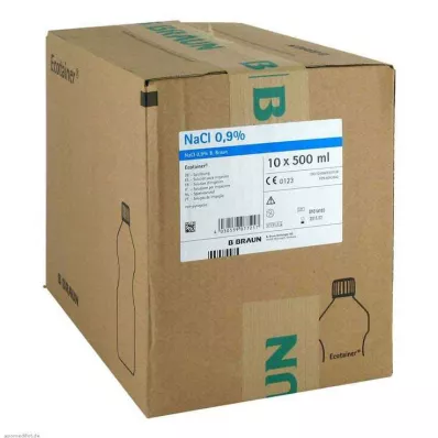 KOCHSALZLÖSUNG 0,9 % B.Braun Ecotainer skylleløsning, 10X500 ml