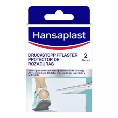 HANSAPLAST Trykkstopp transparent, beskyttelsespute, 2 stk