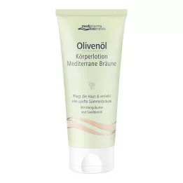 OLIVENÖL KÖRPERLOTION Middelhavsfarget brunfarge, 200 ml