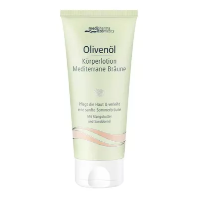 OLIVENÖL KÖRPERLOTION Middelhavsfarget brunfarge, 200 ml