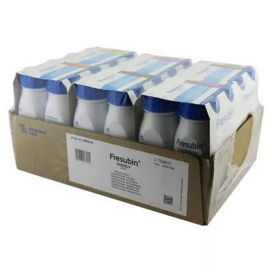 FRESUBIN ENERGY DRINK Blandet drikkeflaske i kartong 6X4X200 ml FRESUBIN ENERGY DRINK Blandet drikkeflaske i kartong 6X4X200 ml