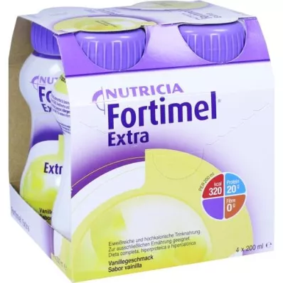 FORTIMEL Ekstra vaniljesmak, 4X200 ml
