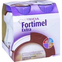 FORTIMEL Ekstra sjokoladesmak, 4X200 ml