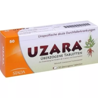 UZARA 40 mg belagte tabletter, 50 stk