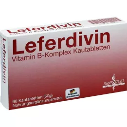 LEFERDIVIN Vitamin B-kompleks tyggetablett, 60 stk
