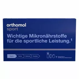 ORTHOMOL Sport ampulle/tablett/kapselkombinasjon, 7 stk
