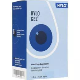 HYLO-GEL Øyedråper, 2X10 ml