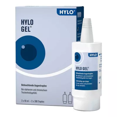 HYLO-GEL Øyedråper, 2X10 ml HYLO-GEL Øyedråper, 2X10 ml