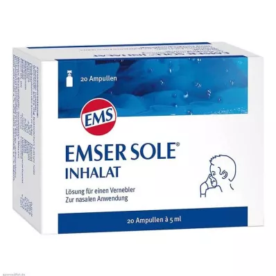 EMSER Saltvannsinhalasjonsløsning til nebulisator, 20 stk