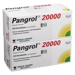 PANGROL 20 000 enterotabletter, 200 stk