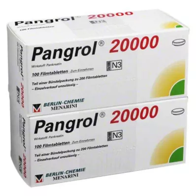 PANGROL 20 000 enterotabletter, 200 stk