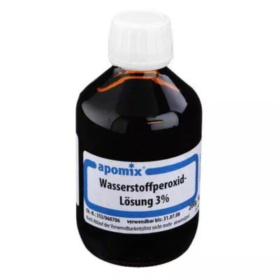 WASSERSTOFFPEROXID 3 % DAB 10 løsning, 200 g WASSERSTOFFPEROXID 3 % DAB 10 løsning, 200 g