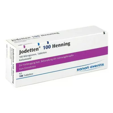 JODETTEN 100 Henning-tabletter, 100 stk JODETTEN 100 Henning-tabletter, 100 stk