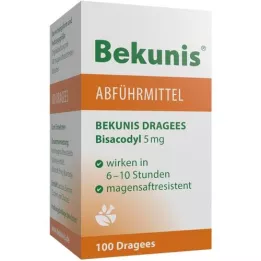 BEKUNIS Bisacodyl 5 mg enterotabletter, 100 stk