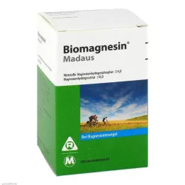 BIOMAGNESIN Madaus sugetabletter, 200 kapsler