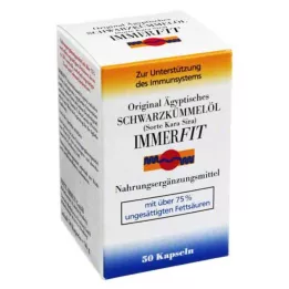 SCHWARZKÜMMELÖL Immerfit kapsler, 50 kapsler