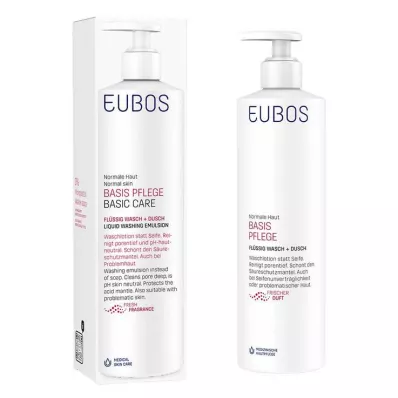 EUBOS FLÜSSIG rød m.frisk duft m.dispenser, 400 ml EUBOS FLÜSSIG rød m.frisk duft m.dispenser, 400 ml