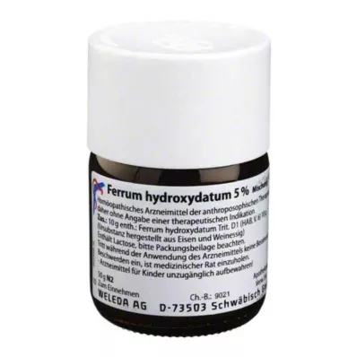 FERRUM HYDROXYDATUM 5 % triturering, 50 g