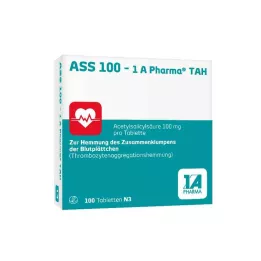 ASS 100-1A Pharma TAH Tabletter, 100 stk