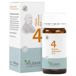 BIOCHEMIE Ploughmans Plaster 4 Kalium chloratum D 6 tabletter, 100 stk
