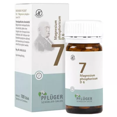 BIOCHEMIE Ploughmans Plaster 7 Magnesium phosphoricum D 6 Tab, 100 stk BIOCHEMIE Ploughmans Plaster 7 Magnesium phosphoricum D 6 Tab, 100 stk