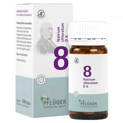 BIOCHEMIE Ploughmans Plaster 8 Natrium chloratum D 6 tbl, 100 stk