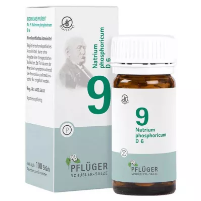 BIOCHEMIE Ploughmans Plaster 9 Natrium phosphoricum D 6 tbl, 100 stk BIOCHEMIE Ploughmans Plaster 9 Natrium phosphoricum D 6 tbl, 100 stk