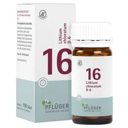 BIOCHEMIE Ploughmans Plaster 16 Lithium chloratum D 6 tbl, 100 stk