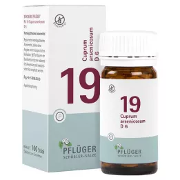BIOCHEMIE Ploughmans Plaster 19 Cuprum arsenicosum D 6 tbl, 100 stk