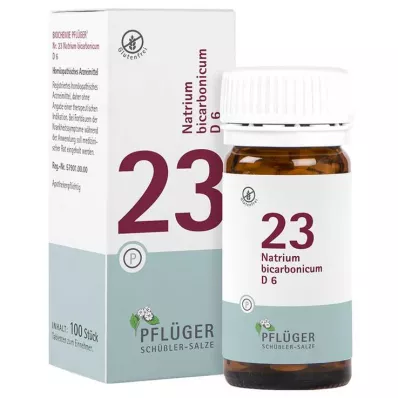 BIOCHEMIE Ploughmans Plaster 23 Natrium bicarbonicum D 6 Tab, 100 stk BIOCHEMIE Ploughmans Plaster 23 Natrium bicarbonicum D 6 Tab, 100 stk