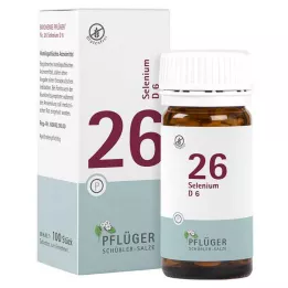 BIOCHEMIE Pflüger 26 Selen D 6 tabletter, 100 stk