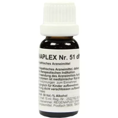 REGENAPLEX No.51 dN dråper, 15 ml