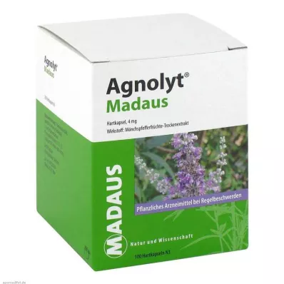 AGNOLYT MADAUS Harde kapsler, 100 stk