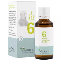 BIOCHEMIE Ploughmans 6 Kalium sulphuricum D 6 dråper, 30 ml