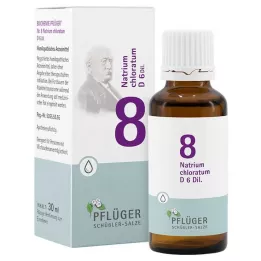 BIOCHEMIE Ploughmans Plaster 8 Natrium chloratum D 6 dråper, 30 ml