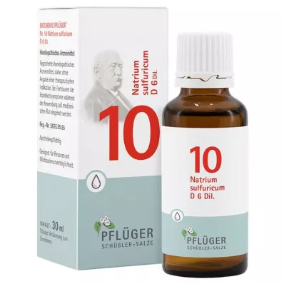 BIOCHEMIE Ploughmans Plaster 10 Natrium sulfuricum D 6 drypp, 30 ml