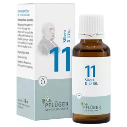 BIOCHEMIE Ploughmans 11 Silicea D 12 dråper, 30 ml