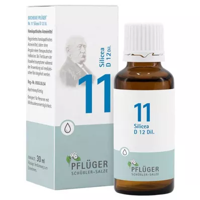 BIOCHEMIE Ploughmans 11 Silicea D 12 dråper, 30 ml