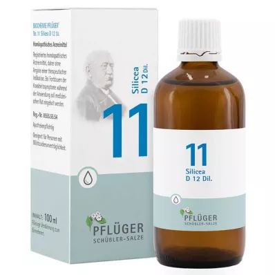 BIOCHEMIE Ploughmans 11 Silicea D 12 dråper, 100 ml
