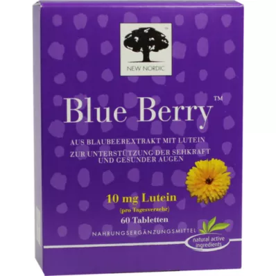 BLUE BERRY Tabletter, 60 stk