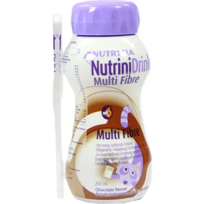 NUTRINIDRINK MultiFibre med sjokoladesmak, 200 ml